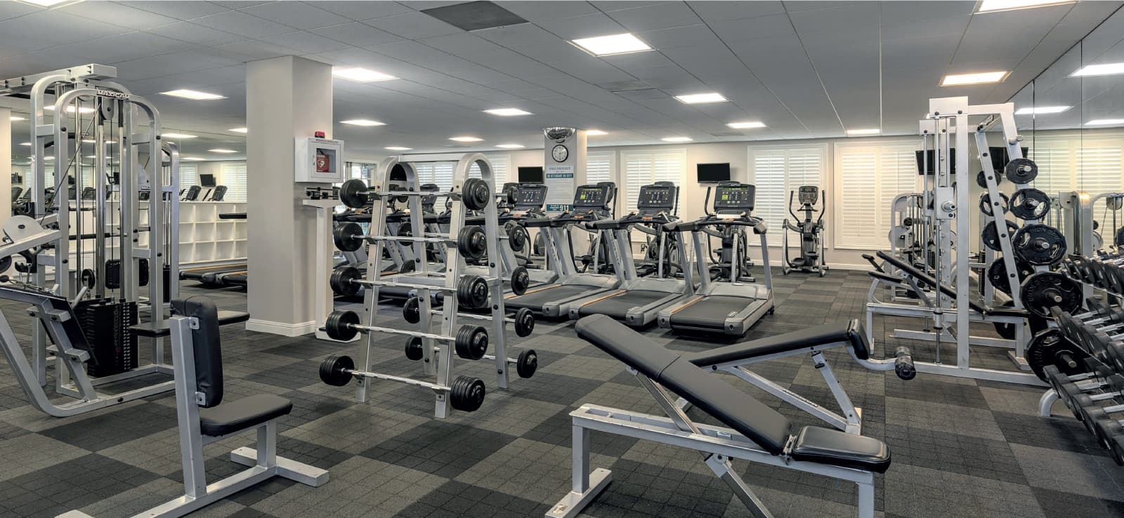 Fitness Center at The Parkhouse in Shady Trails